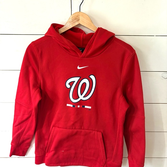 Nike Other - Nike Dri-FIT Washington Nationals Red Hoodie